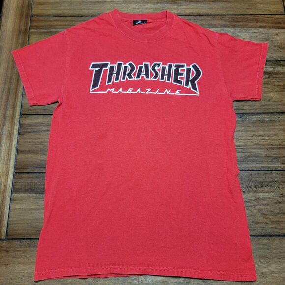 Thrasher Magazine SS Red Unisex Tee - Picture 1 of 3